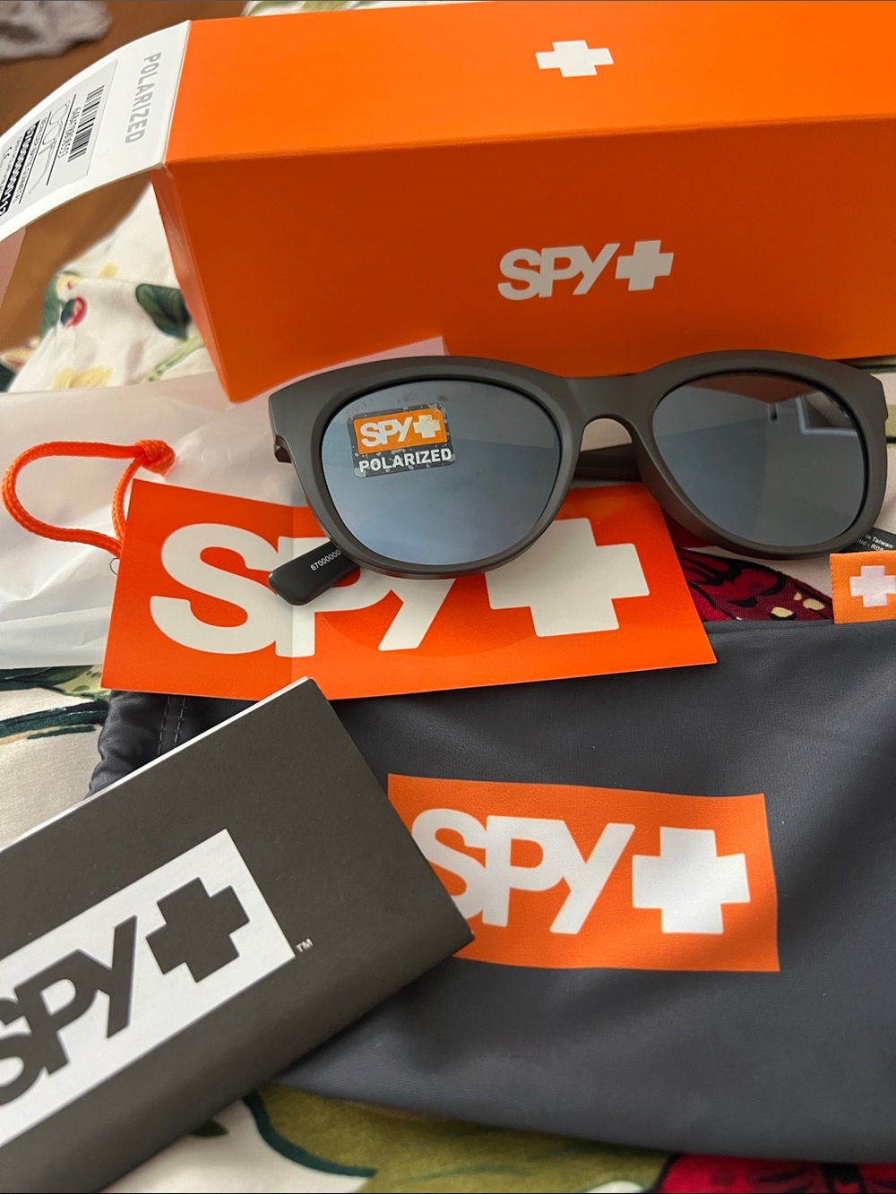 SPY bewilder matte gunmetal POLARIZED